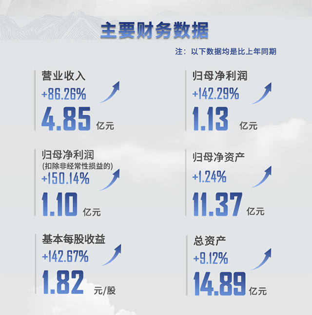 2021年BJL平台半年报主要财务数据